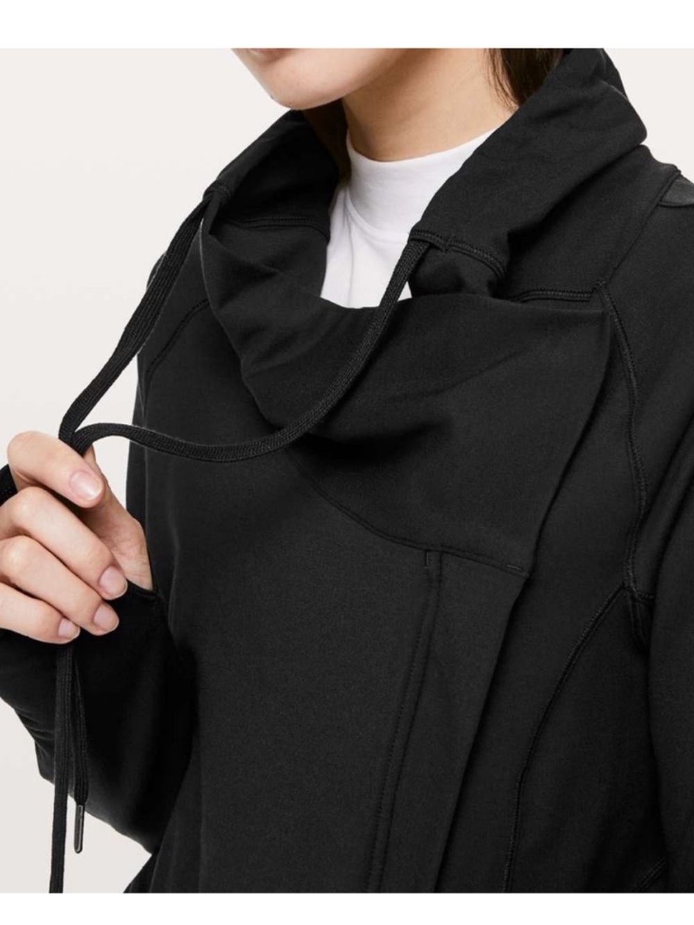 Lululemon Tunic-Length Cozy Black Jacket - Picture 2 of 16
